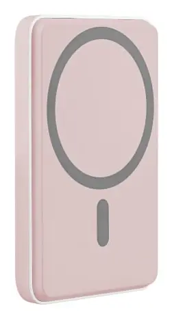 PBUMAG5PK batería externa 5000 mAh Cargador inalámbrico Rosa