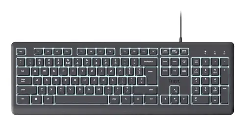 Primo Beleuchtete teclado Hogar / Oficina USB QWERTY Español Negro - Imagen 4