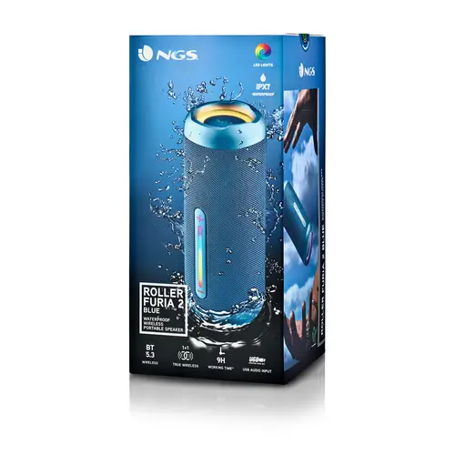 ROLLER FURIA 2 Altavoz portátil estéreo Azul 15 W - Imagen 4