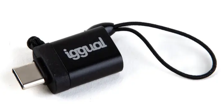 Adaptador USB OTG tipo c a USB-A 3.1 negro