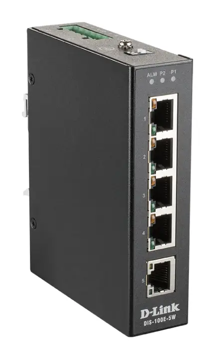 DIS-100E-5W switch No administrado L2 Fast Ethernet (10/100) Negro
