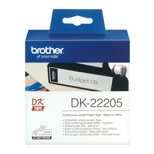 DK-22205 cinta para impresora de etiquetas Negro sobre blanco - Imagen 2