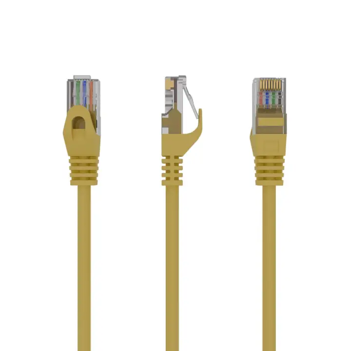 PP6U-0.25M/Y cable de red Amarillo 0,25 m Cat6 U/UTP (UTP)
