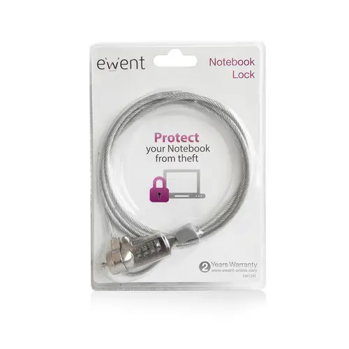 EW1241 cable antirrobo Plata 1,5 m - Imagen 3