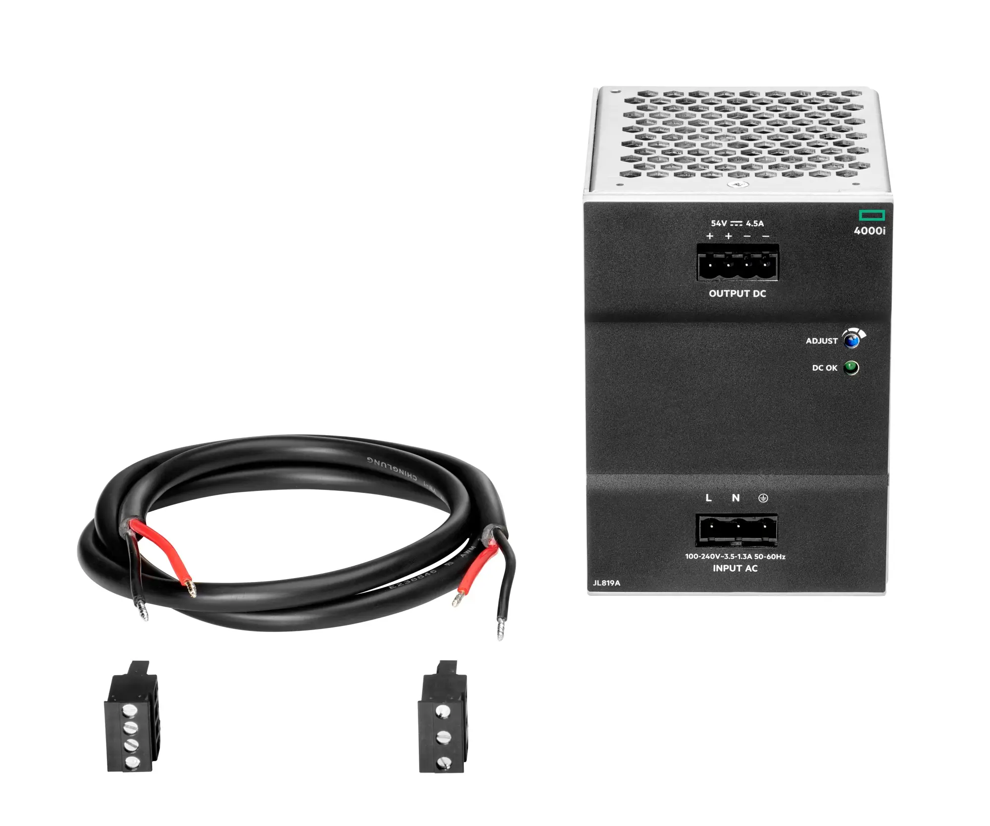 Aruba Networking 4000i POE 54VDC 240W 100-240VAC DIN Power Supply