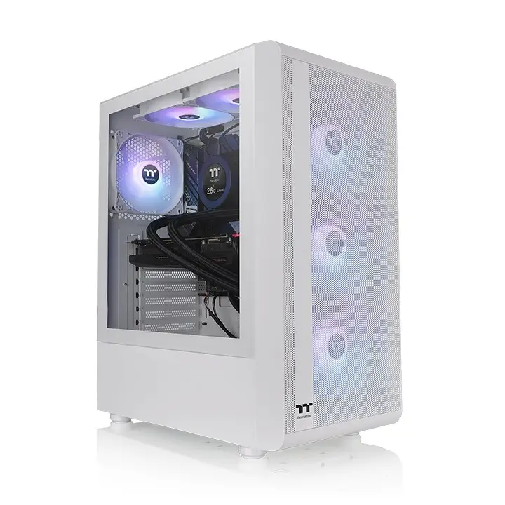 S200 TG ARGB Midi Tower Blanco