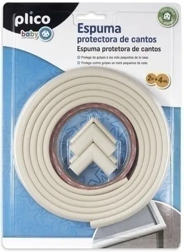 PLICO BABY ESPUMA CANTOS BLANCA