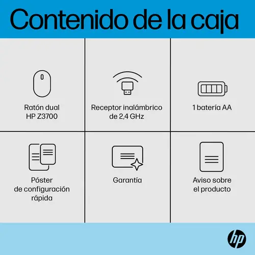 Ratón dual Z3700 negro - Imagen 4