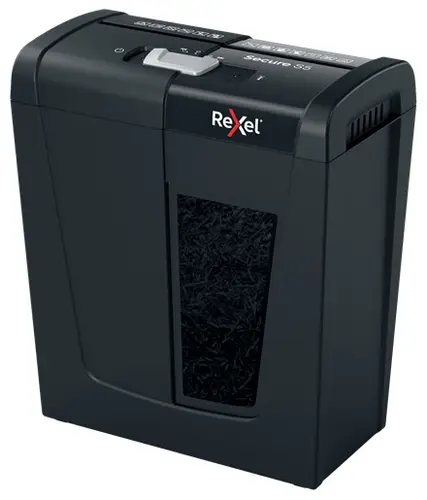 Secure S5 triturador de papel Corte en tiras 70 dB Negro - Imagen 2