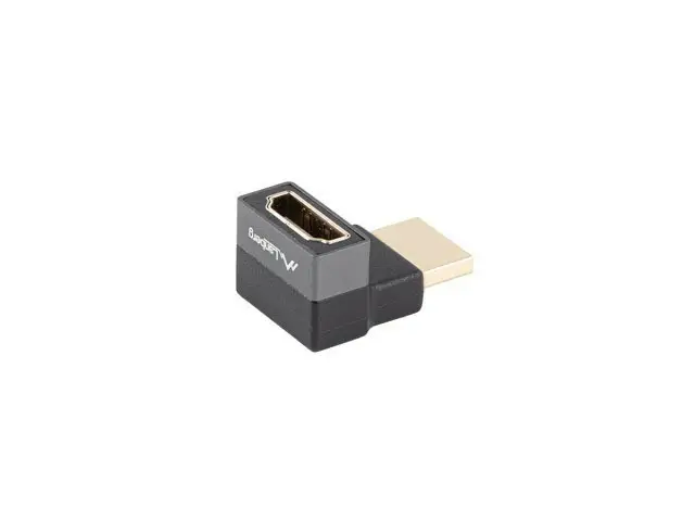 AD-HDMI-08 adaptador de cable de vídeo HDMI tipo A (Estándar) Negro, Plata