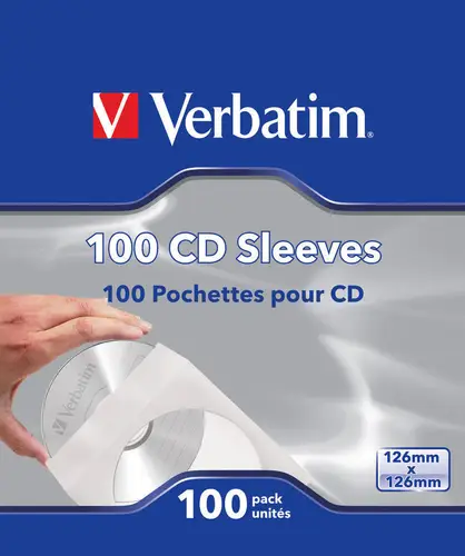Fundas de CD (papel), paq 100 - Imagen 1