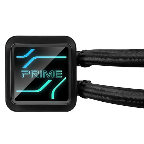 Prime LC 240 ARGB Carcasa del ordenador Sistema de refrigeración líquida todo en uno 12 cm Negro - Imagen 9
