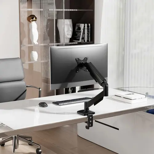 Soporte de Mesa Eco Contrapeso Giratorio e Inclinable para Monitor/TV 9KG (3 Pivotes, 1 Brazo) de 17"-32", Negro - Imagen 5
