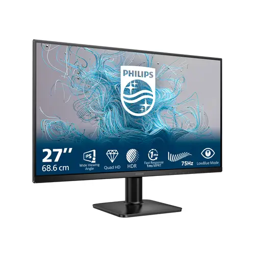 1000 series 27E2N1500L/00 pantalla para PC 68,6 cm (27") 2560 x 1440 Pixeles Quad HD LED Negro - Imagen 2