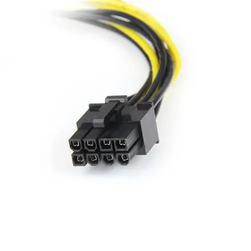 Cable de 15cm Adaptador de Alimentación de LP4 a PCI Express PCIe de 8 Pines para Tarjeta Gráfica - Imagen 2