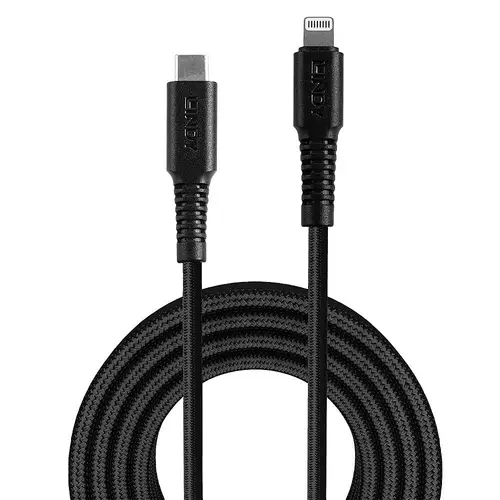 31285 cable de conector Lightning 0,5 m Negro - Imagen 3
