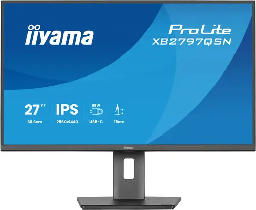 ProLite XB2797QSN-B1 pantalla para PC 68,6 cm (27") 2560 x 1440 Pixeles Quad HD LCD Negro - Imagen 4