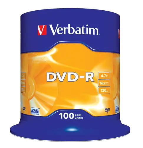 DVD-R Matt Silver 4,7 GB 100 pieza(s) - Imagen 1