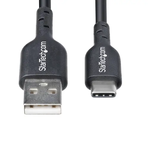 Cable de Carga USB-A a USB-C de 30cm - Cable Cargador USB-A a USB Tipo C - Cable USB 2.0 - 3A - Recubrimiento de TPE - Cable de Sincronización - M/M - Imagen 6