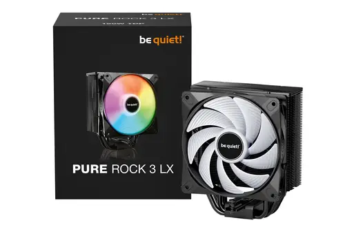 Pure Rock 3 LX Procesador Refrigerador de aire 12 cm Negro 1 pieza(s) - Imagen 5