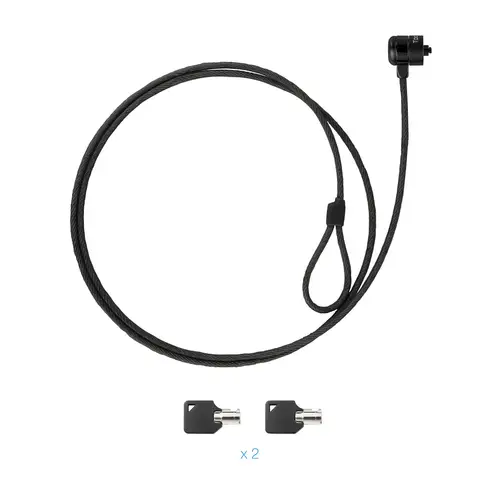 Cable de Seguridad con Llave para Portátiles 1.5 metros, Gris Oscuro - Imagen 7