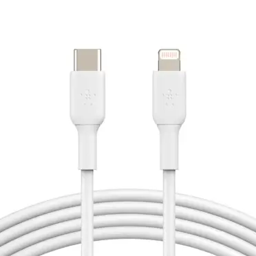 CAA003BT1MWH cable de conector Lightning 1 m Blanco