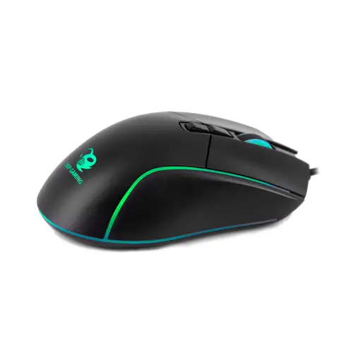 DeepDarth ratón Juego USB tipo A Óptico 6400 DPI - Imagen 5