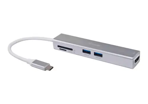 Adaptador multifunción USB-C 5 en 1, HDMI , USB 3.2 Gen 1 , TF/Micro SD - Imagen 1