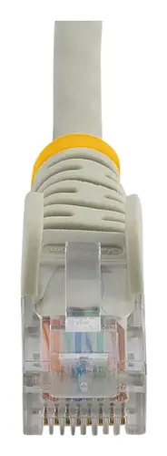 Cable de 1m Gris de Red Fast Ethernet Cat5e RJ45 sin Enganche - Cable Patch Snagless - Imagen 4