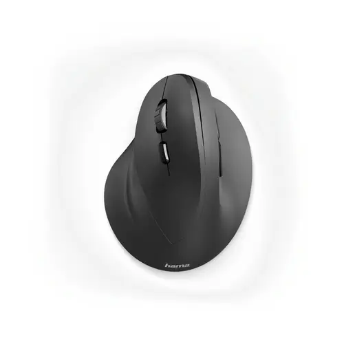 Ratón inalámbrico vertical ergonómico para zurdos "EMW-500L", 6 botones, negro - Imagen 2