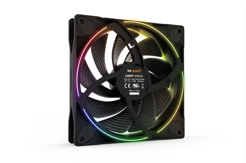 Light Wings | 140mm PWM high-speed Carcasa del ordenador Ventilador 14 cm Negro 1 pieza(s) - Imagen 4