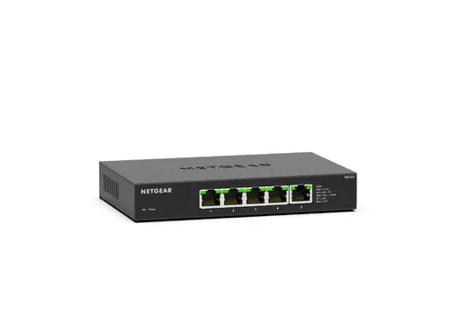 MS305-100EUS switch No administrado 2.5G Ethernet (100/1000/2500) Negro - Imagen 1