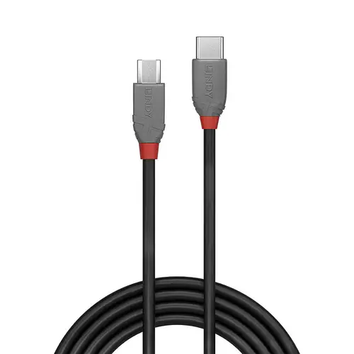 36893 cable USB USB 2.0 3 m USB C Micro-USB B Negro - Imagen 2