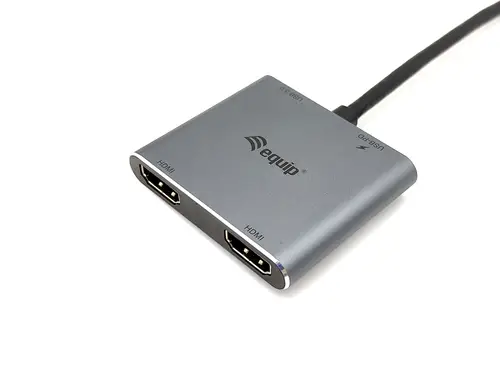 Adaptador USB-C 4 en 1 Dual HDMI, USB 3.0, 100W USB PD - Imagen 6