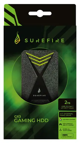 Gaming disco duro externo 2 TB Negro, Gris - Imagen 3