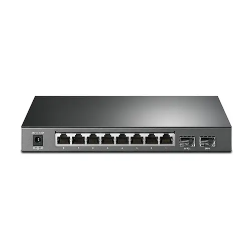 T1500G-10PS(TL-SG2210P) Gestionado L2 Gigabit Ethernet (10/100/1000) Energía sobre Ethernet (PoE) Negro - Imagen 3