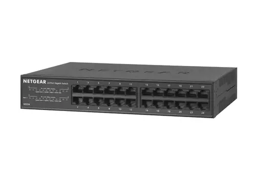GS324 No administrado Gigabit Ethernet (10/100/1000) Negro - Imagen 1