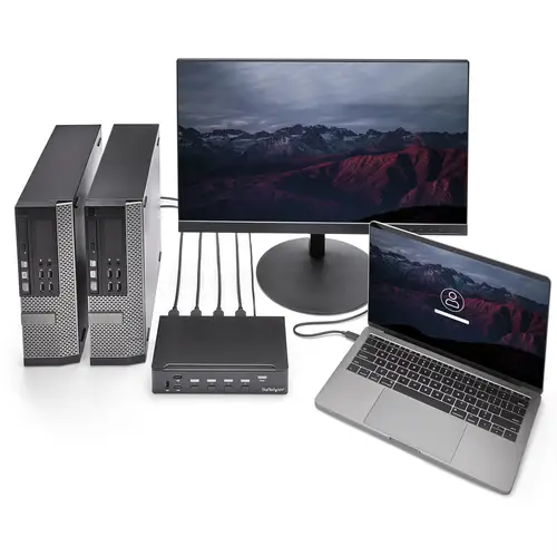 Switch Conmutador KVM de 4 Puertos HDMI 1080p con USB 3.0 - Imagen 2