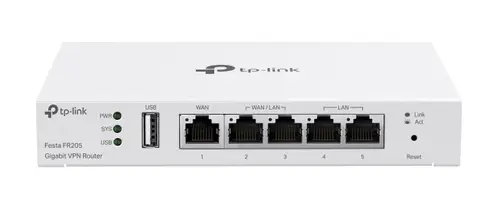 Festa FR205 router 10 Gigabit Ethernet, 100 Gigabit Ethernet, Gigabit Ethernet Blanco - Imagen 1