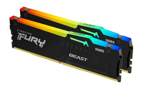 FURY Beast 64GB 6000MT/s DDR5 CL36 DIMM (Kits de 2) RGB - Imagen 1