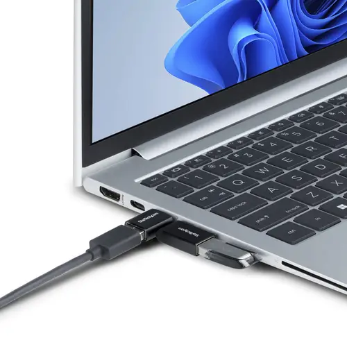 Adaptador Acodado USB-C a USB-A - USB Tipo C - Conversor Compacto USB Tipo C Macho a USB Hembra - Carcasa de Metal - 5Gbps - Imagen 5