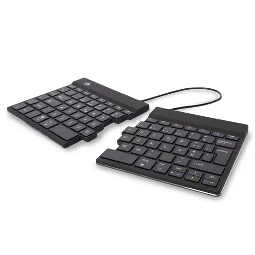 Teclado ergonómico R-Go Split Break con software de pausa, teclado dividido ergonómico, QWERTY (PT), bluetooth, negro - Imagen 2