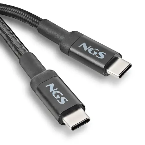 KNOT 100W-2 cable USB USB 2.0 2 m USB C Negro - Imagen 2