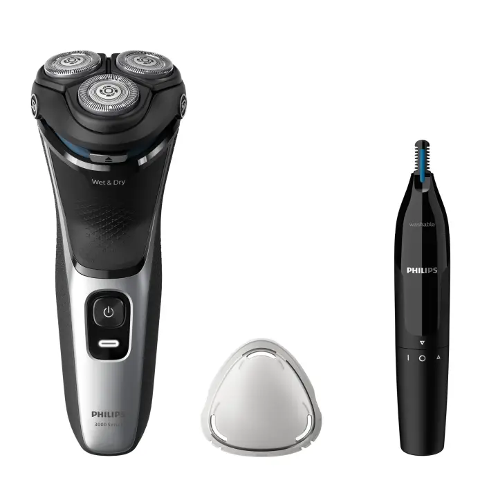 Shaver 3000 Series S3143/02 Afeitadora eléctrica en seco y en mo..
