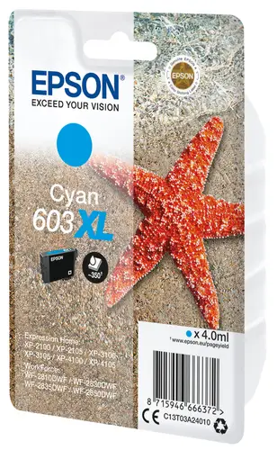 Singlepack Cyan 603XL Ink - Imagen 1