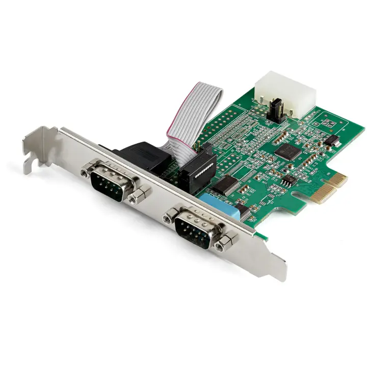 Tarjeta PCI Express Adaptadora de 2 Puertos Serie RS232 - Tarjeta Controladora Serial PCIe RS232 - PCIe a DB9 UART16950 - Tarjeta de Expansión - Windows y Linux - Imagen 7