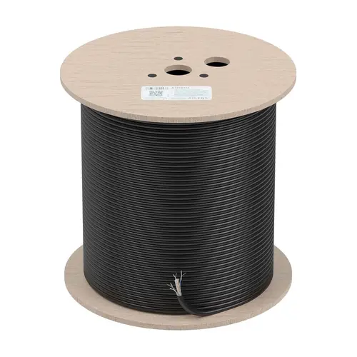 Cable de Red Exterior Impermeable RJ45 Cat.6 UTP Rígido CCA AWG23, Negro, 305M - Imagen 3