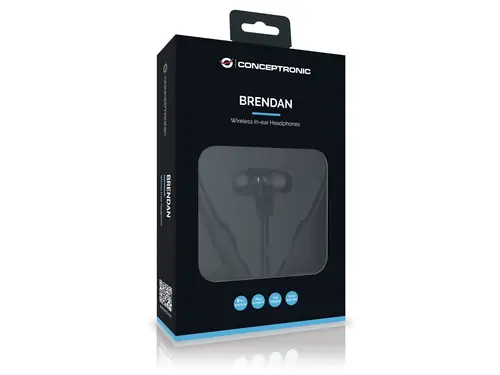 BRENDAN01B auricular y casco Auriculares Inalámbrico Dentro de oído Llamadas/Música Bluetooth Negro - Imagen 6