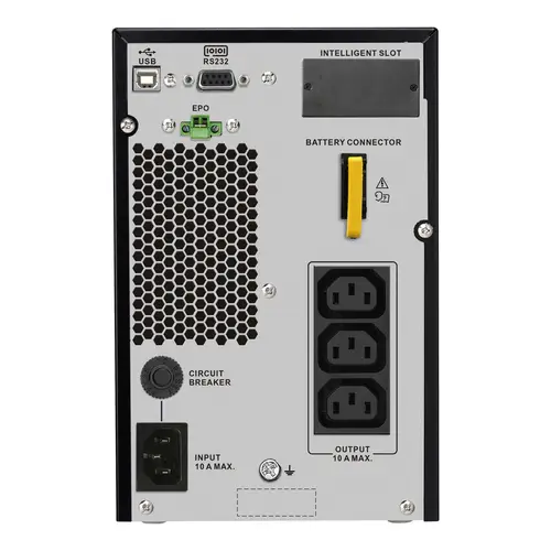SRV1KI-E sistema de alimentación ininterrumpida (UPS) Doble conversión (en línea) 1 kVA 900 W 3 salidas AC - Imagen 2