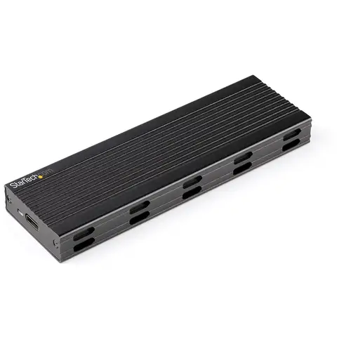 Caja Externa USB-C de 10Gbps a NVMe M.2 or SSD SATA M.2 - Carcasa de Aluminio Portátil para SSD NGFF M.2 PCIe/SATA - con Cables USB C y USB A - USB Tipo C - Soporta 2230/2242/2260/2280 - Imagen 1
